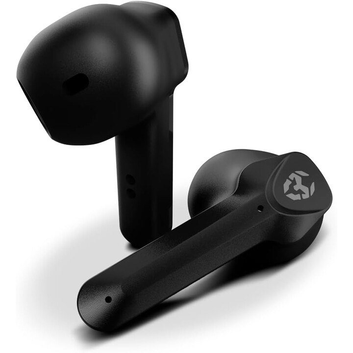 Cuffie da gioco intrauricolari wireless Krom Kall Bluetooth nere