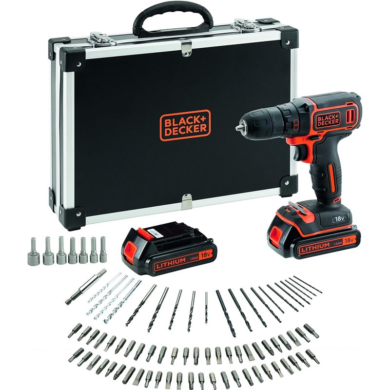 Taladro/atornillador 18V CDC18BAFC-QW BLACK+DECKER