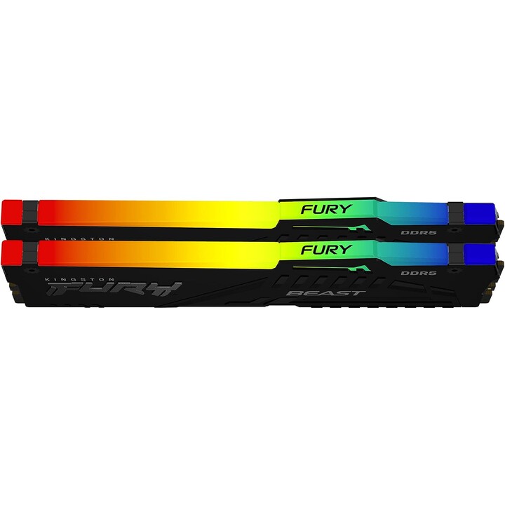 Modulo di memoria Kingston Technology Fury Beast RGB 16Gb 2 x 8Gb DDR5 5600Mhz