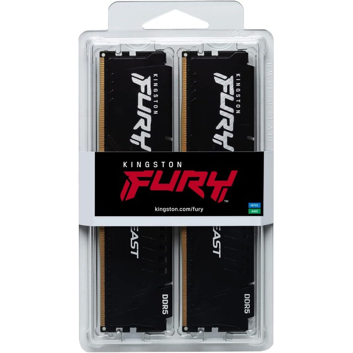 Módulo de memória Kingston Technology Fury Beast 16Gb 2 x 8Gb DDR5 6000Mhz