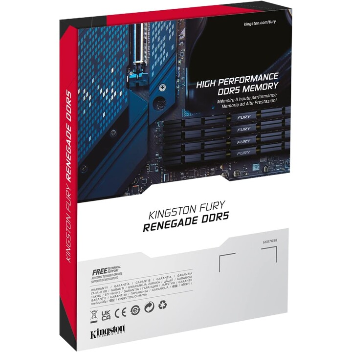 Kingston Technology Fury Renegade Memory Module 32Gb 2 x 16Gb Ddr5 7200Mhz