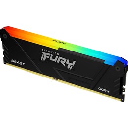 Module de mémoire RVB Fury Beast de Kingston Technology, 8 Go, 1 x 8 Go Ddr4, 3 200 MHz