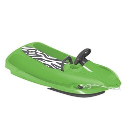 Hamax Sno Zebra Trineo Snowracer (trineo con manillar y sistema de frenado) Verde Polietileno