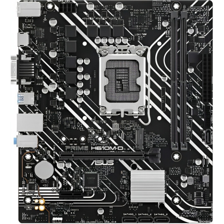 Scheda Asus Prime H610m-d,intel,1700,h610,2ddr5,96gb,vga+hdmi,4sata3,1m.2,2usb2.0,2usb3.2,usb-c,1gblan,matx
