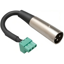 Adattatore Clearone XLR-Euroblock (cavo da 12 pollici, 1 canale X quantità 2) (910-6106-002)