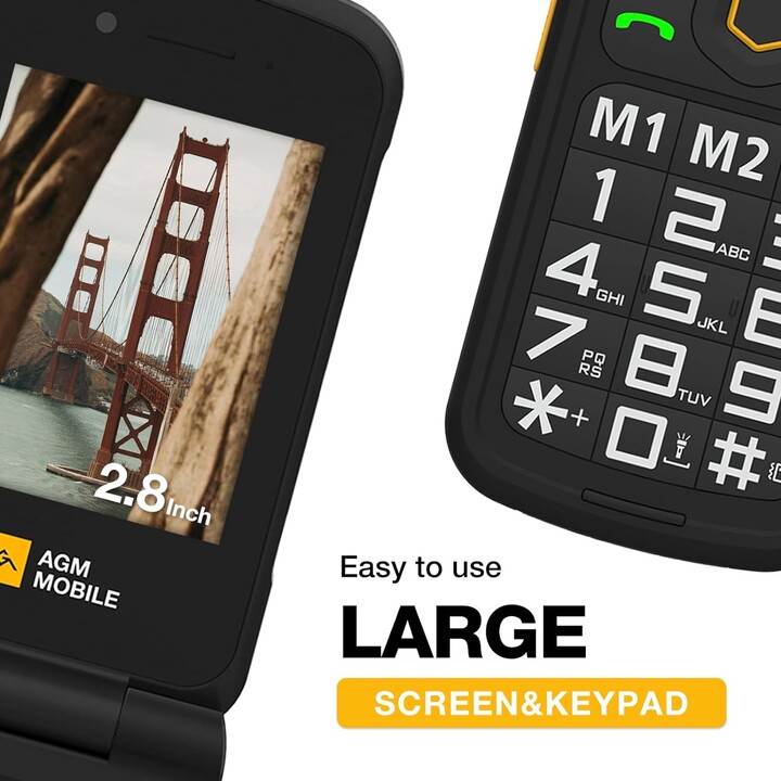 Smartphone AGM M8 128Mo 4G Noir