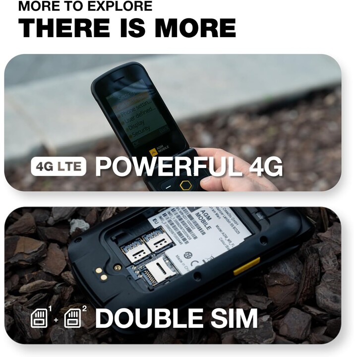 Smartphone AGM M8 128Mo 4G Noir