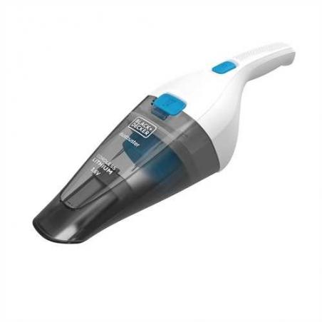 Black & Decker NVC115JL aspiradora de mano Gris, Blanco Sin bolsa