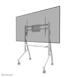 Neomounts FL50-525WH1 Move Go Rollwagen (für ein Display 139-218 cm 55-86 Zoll, max. 76 KG, höhenverstellbar)