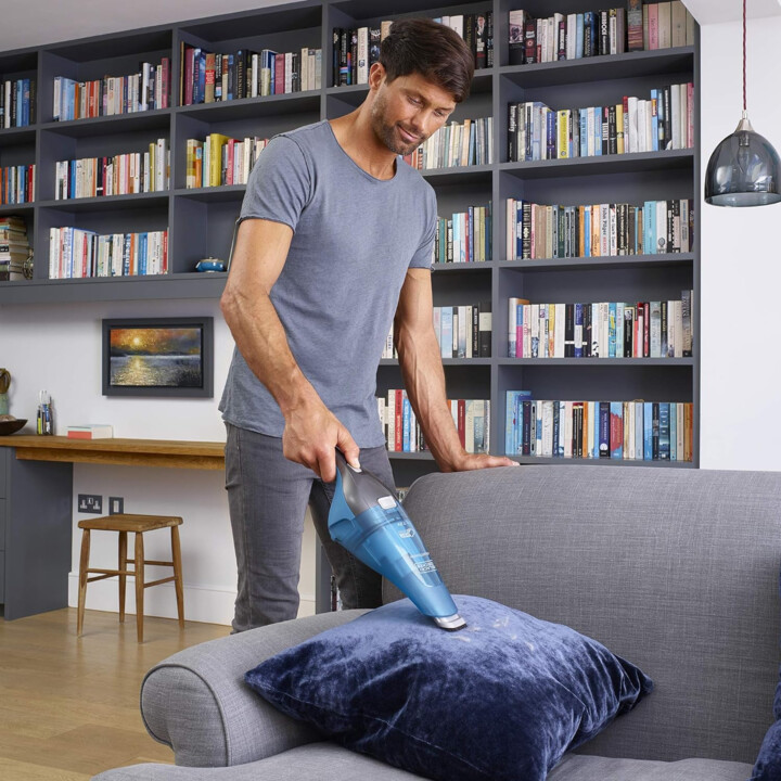 Black&Decker Wdc215Wa-Qw 7.2V 10.8W Lithium-ion Lithium-ion Aspirateur à main sans fil Dustbuster bleu