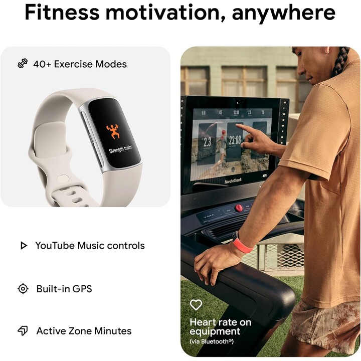 Fitbit Charge 6 Argento