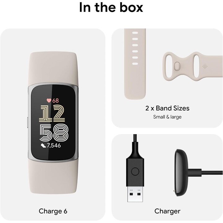 Fitbit Charge 6 Silber