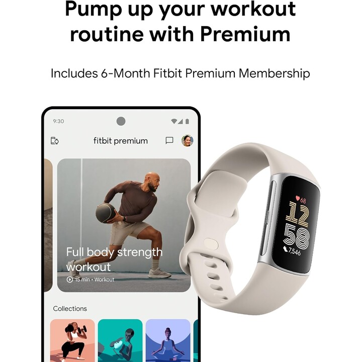 Fitbit Charge 6 Argento