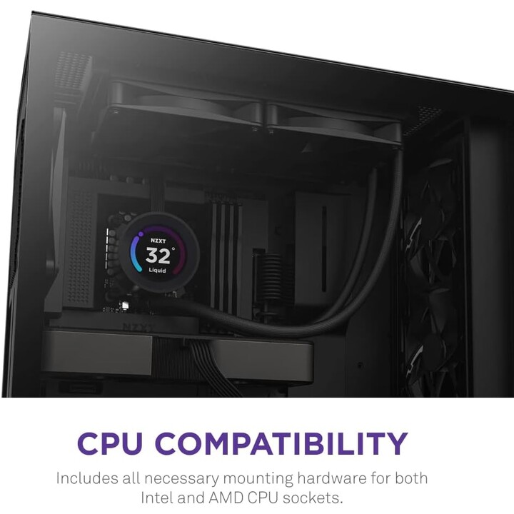 Écran LCD RVB NZXT Kraken Elite 280 noir