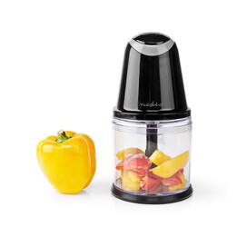Hachoir alimentaire NEDIS | 260W | 0,5L | PLASTIQUE | 2 RÉGLAGES DE VITESSE | NOIR