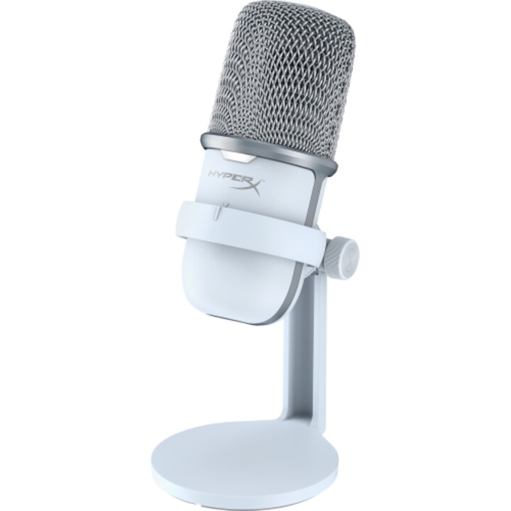 Hyperx Solocast - Microfone USB (branco) Microfone branco para console de jogos