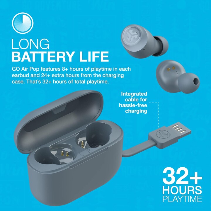 JLab Go Air Pop Slate - Cuffie wireless