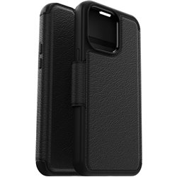 OtterBox Strada Series Folio with MagSafe for the Apple iPhone 15 Pro Max - Black