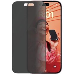 Protecteur d écran de confidentialité PanzerGlass™ iPhone 15 ultra-large avec Easyligner