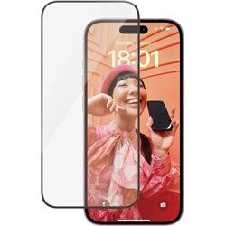 Protection d écran PanzerGlass™ iPhone 15 Ultra-Wide Fit avec EasyAligner