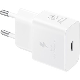 Cargador usb-c 25w blanco sin cable