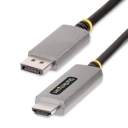 StarTech.com 2m Aktives DisplayPort 1.4 auf HDMI 2.1 Adapterkabel, 8K 60Hz, 4K 144Hz, HDR10, DP auf HDMI Adapter/Video Konverter