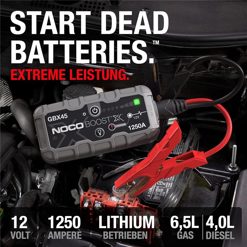 NOCO GBX45 starter battery for cars 1250 A