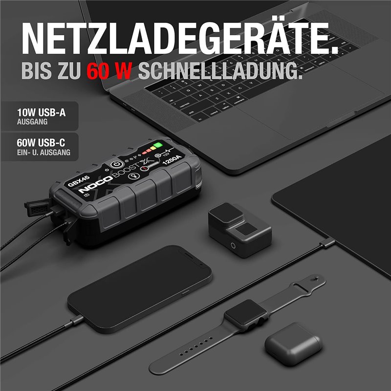 NOCO GBX45 starter battery for cars 1250 A