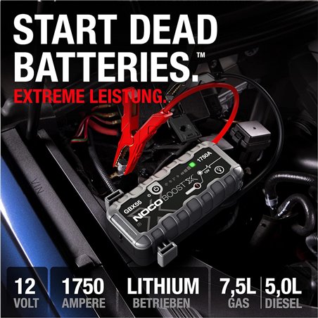 NOCO GBX55 starter battery for cars 1750 A