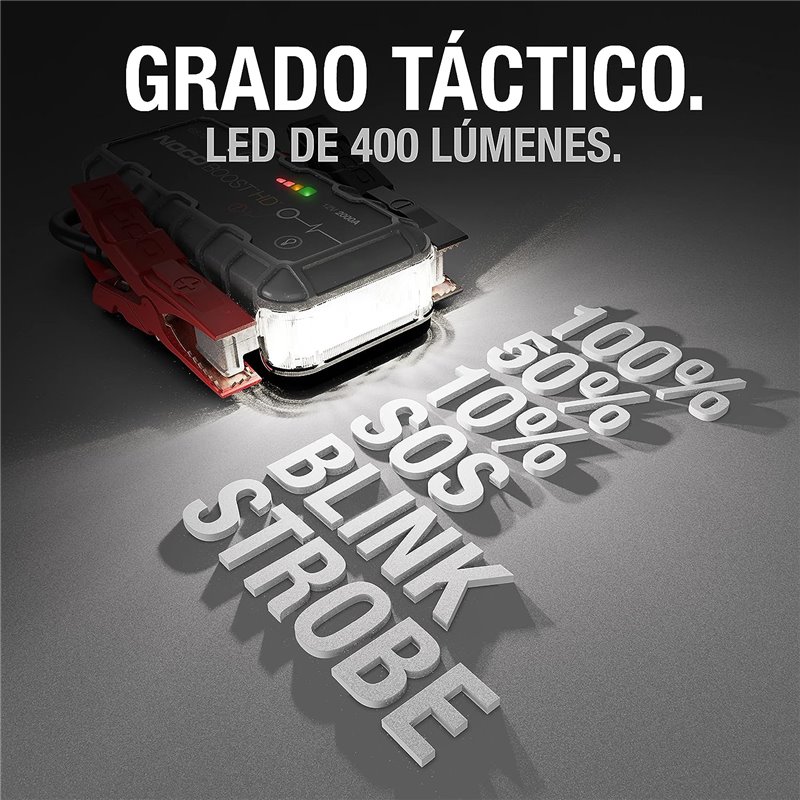 NOCO Dispositivo inicial GB70 Boost 12V 2000A Jump Starter com bateria embutida 12V/USB