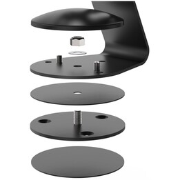 Maclocks Compulocks SWBB base rotative pour Core Stand noire