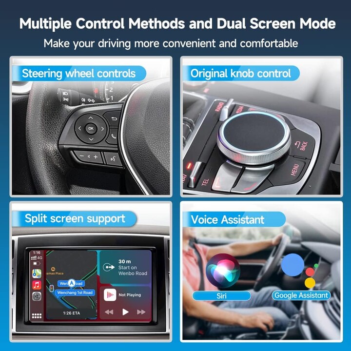 CarlinKit 2air - Adattatore wireless per CarPlay/Android Auto