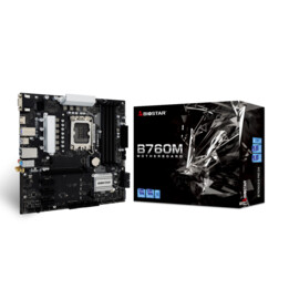 BIOSTAR B760MX2-E PRO D4 micro-ATX motherboard black