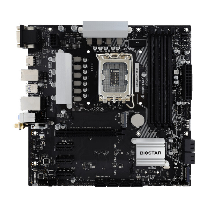 BIOSTAR B760MX2-E PRO D4 placa-mãe micro ATX preta