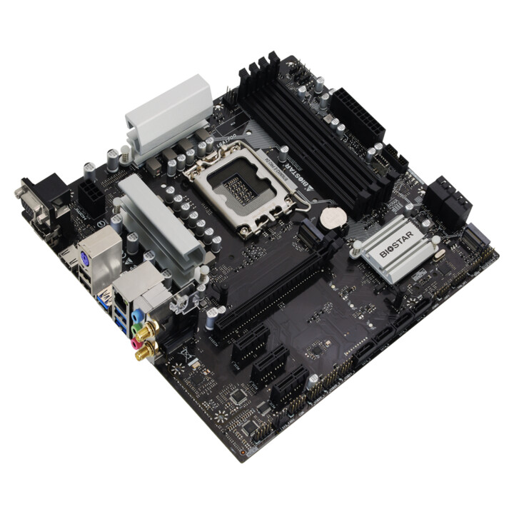 BIOSTAR B760MX2-E PRO D4 placa-mãe micro ATX preta