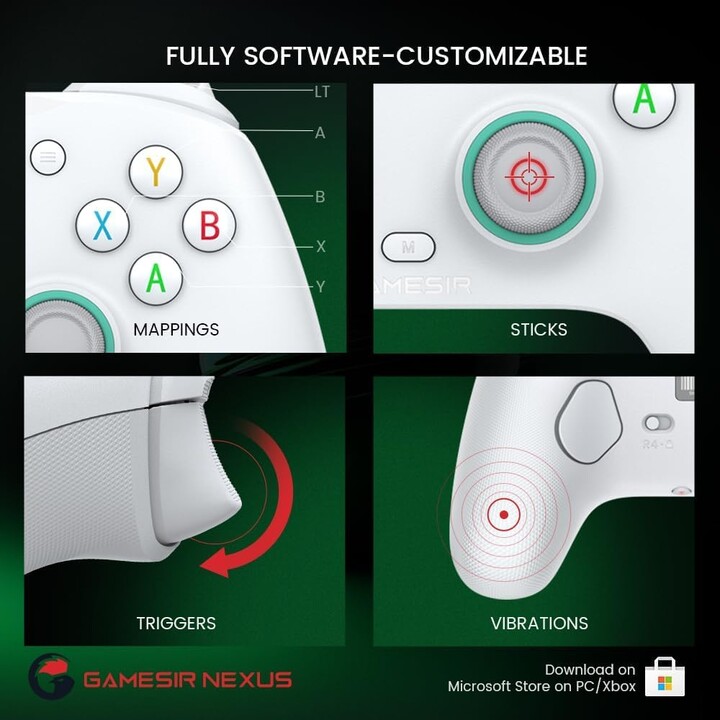 Gamepad GameSir G7 SE Bianco
