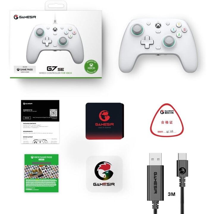 Gamepad GameSir G7 SE Bianco