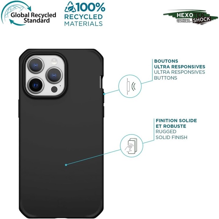 MOBILIS SPECTRUM_R custodia per iPhone 15 nero opaco