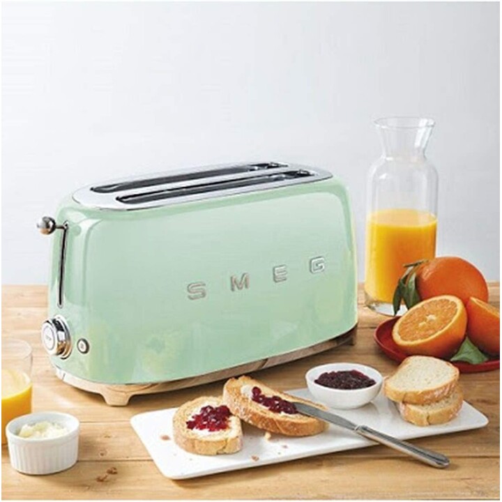 SMEG Roaster 2 Slots TSF02PGEU Verde