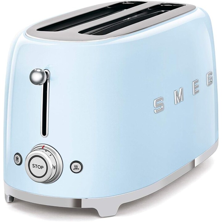 SMEG Toaster 2 Slots TSF02PBEU Blue