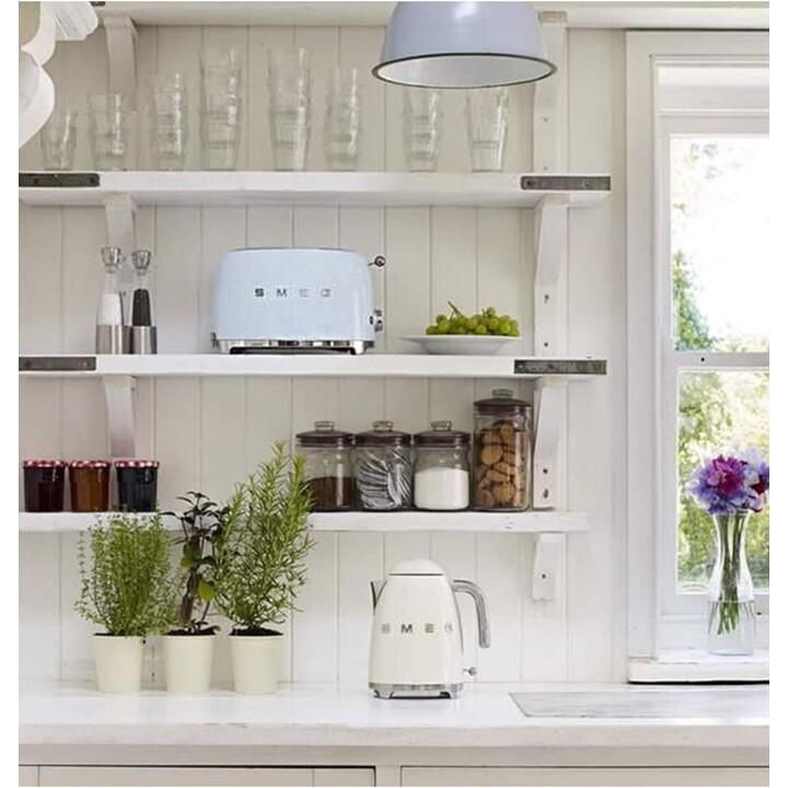 SMEG Toaster 2 Steckplätze TSF02PBEU Blau