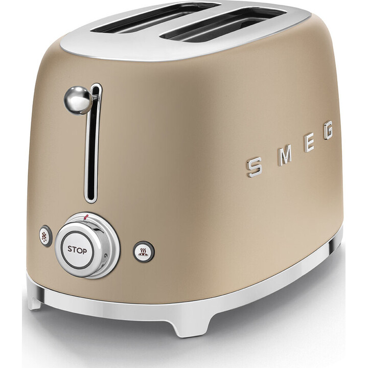 Smeg TSF01CHMEU Toaster 950W Gold