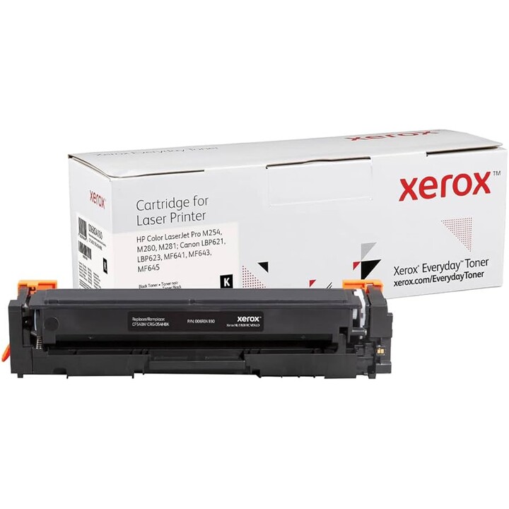 Toner compatibile Xerox 006R04180 compatibile con HP CF540X,CRG-054HBK 3200 pagine Nero