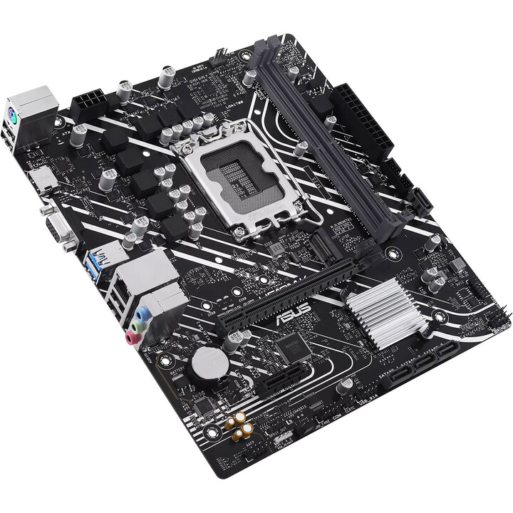 Placa Asus Prime H610m-k,intel,1700,h610,2ddr5,96g,vga+hdmi,gblan,4sata3+m.2,3usb3.2,matx