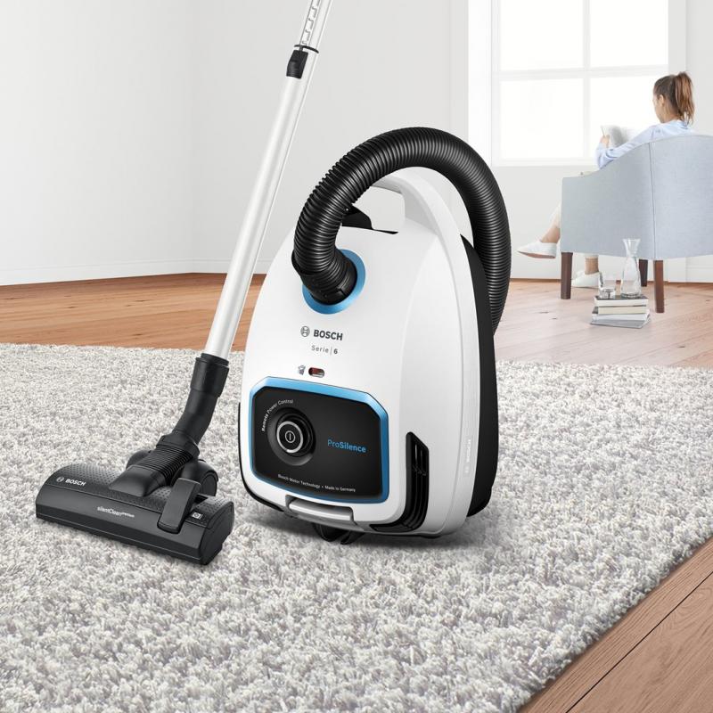 Bosch Serie 6 BGB6SIL1 aspiradora 4 L Aspiradora cilíndrica Secar 700 W Bolsa para el polvo