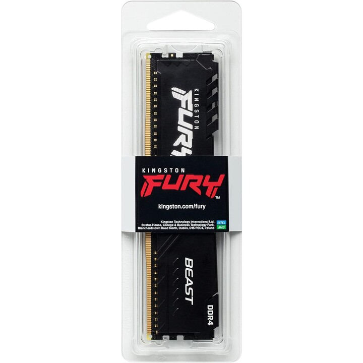 Kingston Technology Modulo di memoria FURY Beast 16GB 1 x 16GB DDR4 3200 MHz