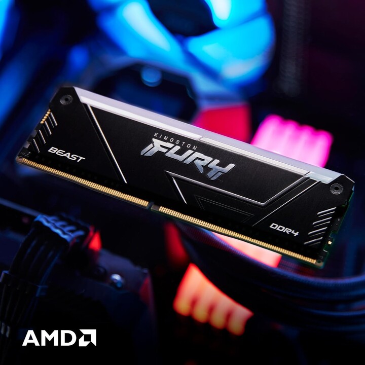 Kingston Technology Fury Beast Modulo Memoria Rgb 8GB 1 x 8GB DDR4 3200 Mhz