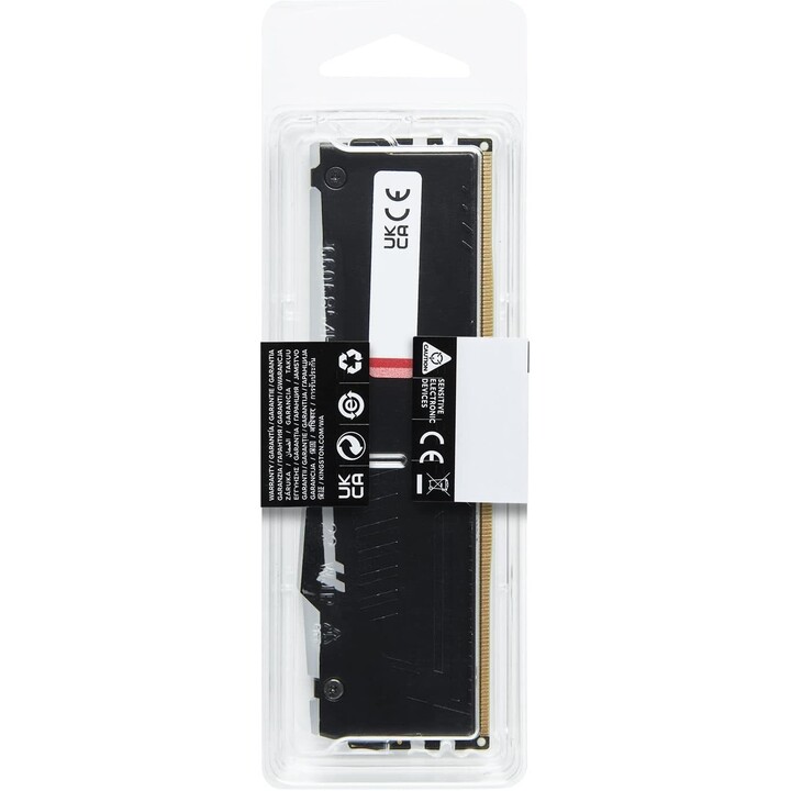 Memória Kingston Fury Beast Rgb DDR5 8GB 5200mt/s Cl40 Kf5