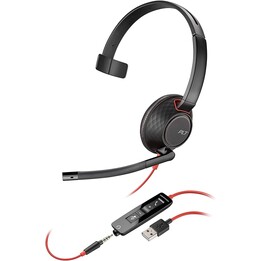 POLY Blackwire C3215 Fones de ouvido Faixa de cabeça com fio para escritório/Call Center USB tipo C preto