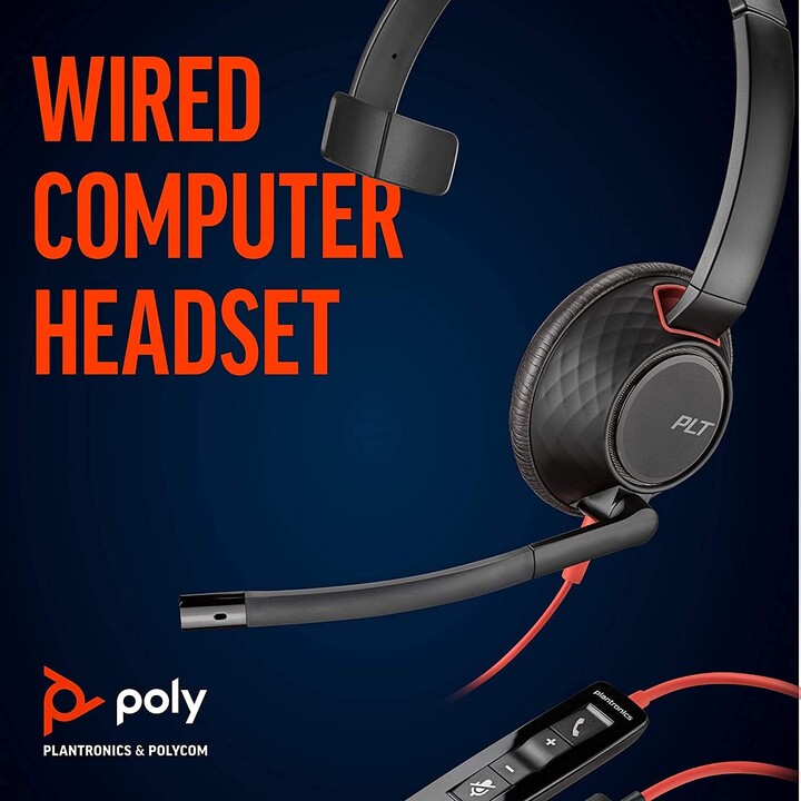 POLY Blackwire C3215 Casque Avec fil Arceau Bureau/Centre d'appels USB Type-C Noir